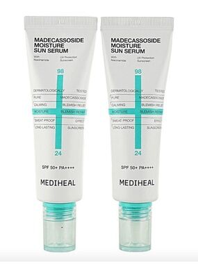 MEDIHEAL Korean Madecassoside Moisture Sun Serum SPF 50 w/ Blemish Repair